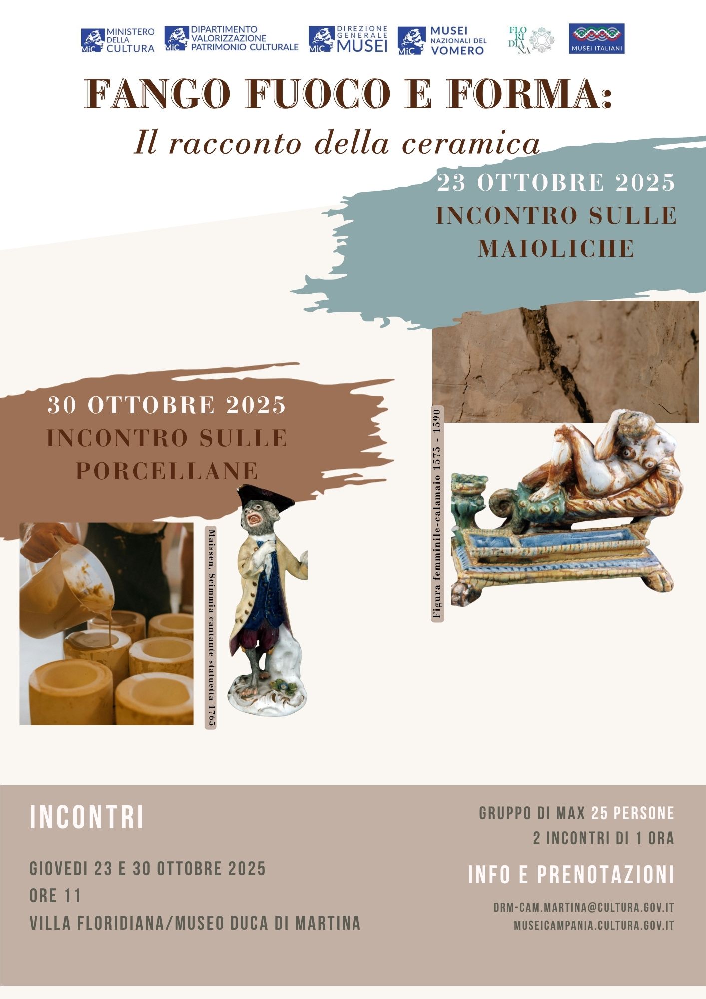 Fango, Fuoco e Forma: il racconto della ceramica | Villa Floridiana